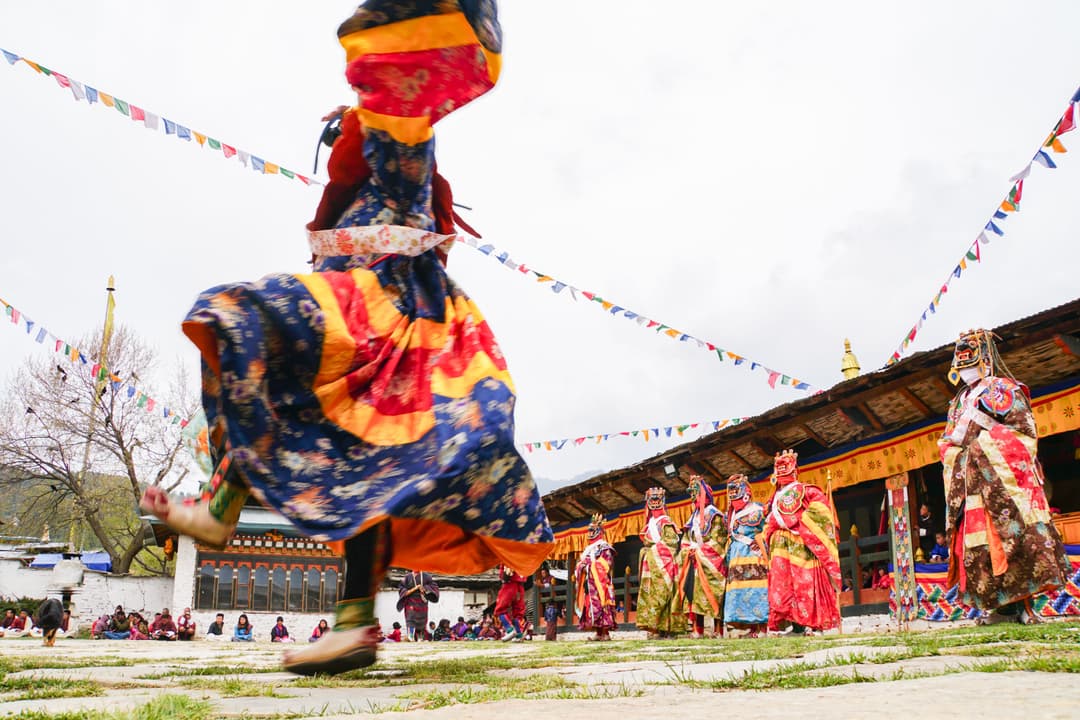 Tshechu Masked Dancing, Bhutan