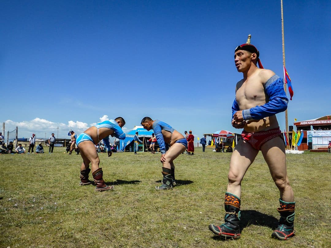 Buuh wrestling, Mongolia